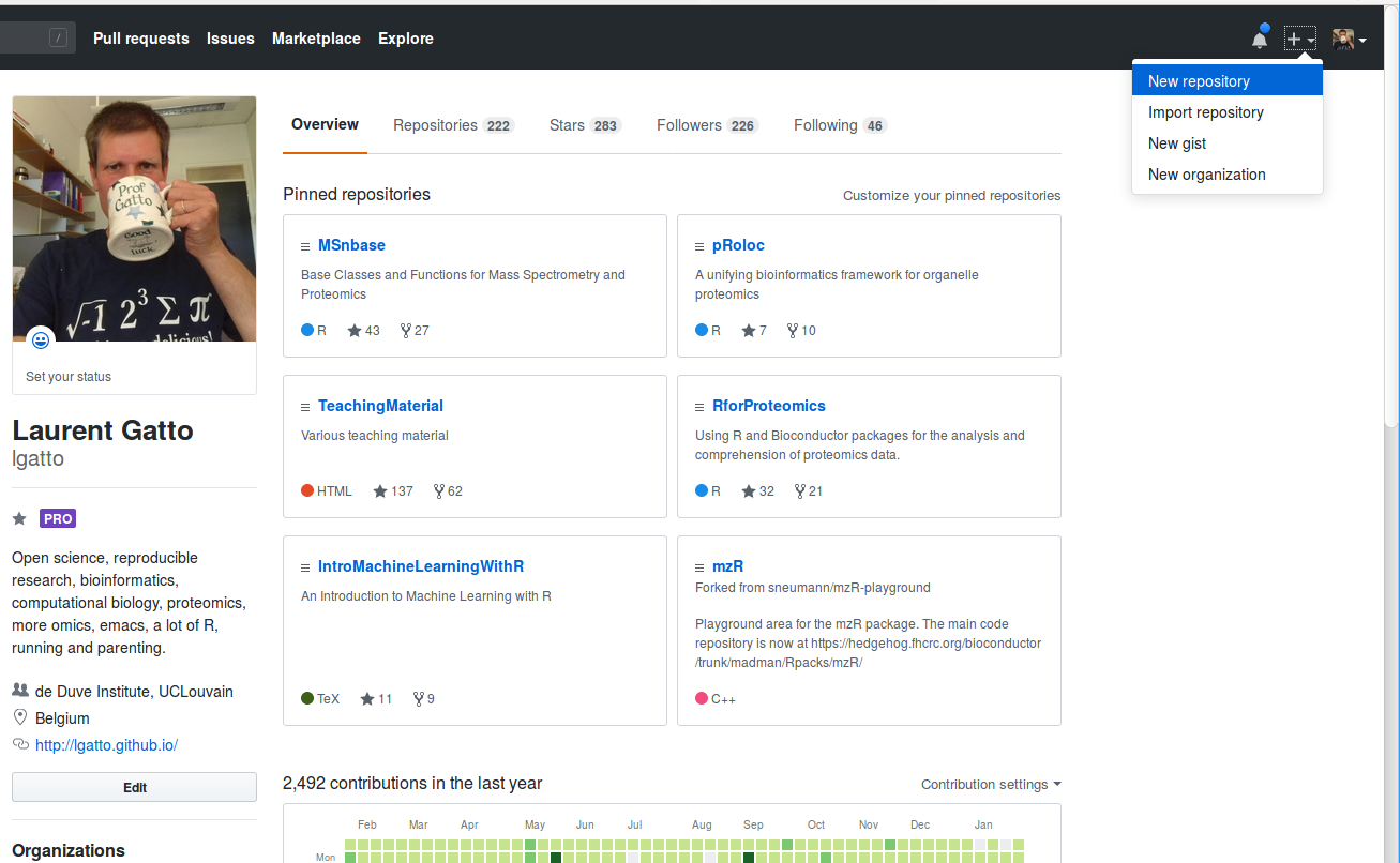 A new GitHub repository*